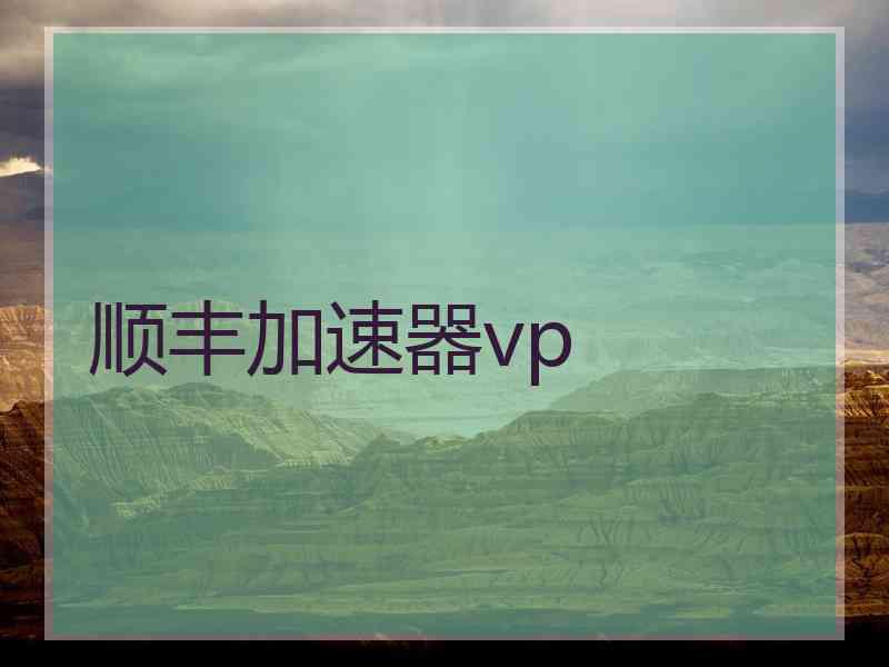 顺丰加速器vp