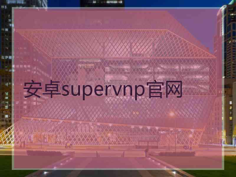 安卓supervnp官网