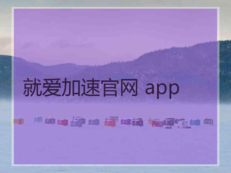 就爱加速官网 app