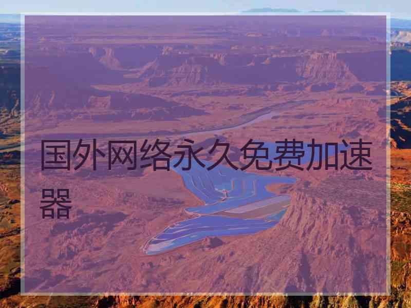 国外网络永久免费加速器