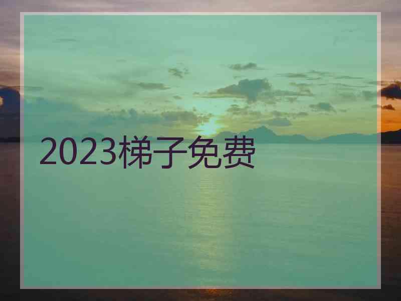 2023梯子免费