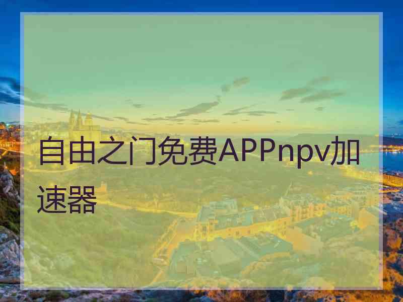 自由之门免费APPnpv加速器