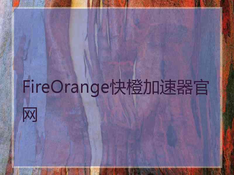 FireOrange快橙加速器官网