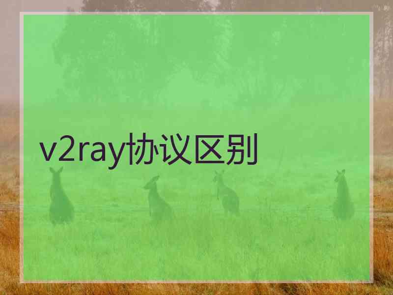 v2ray协议区别