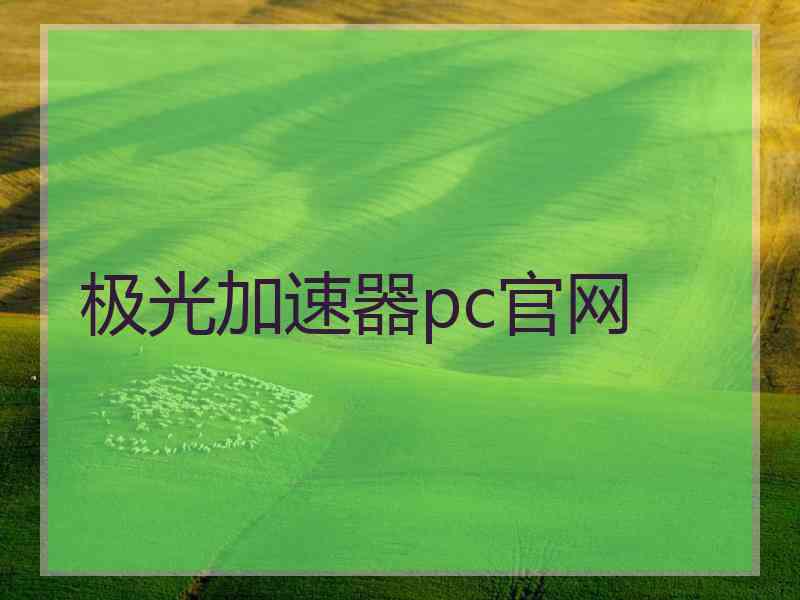 极光加速器pc官网