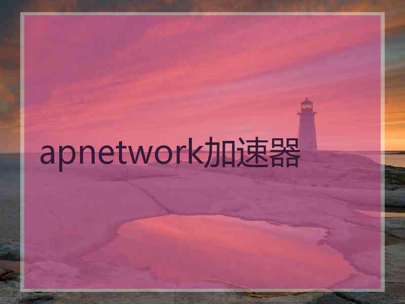 apnetwork加速器