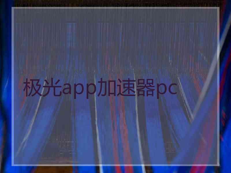 极光app加速器pc