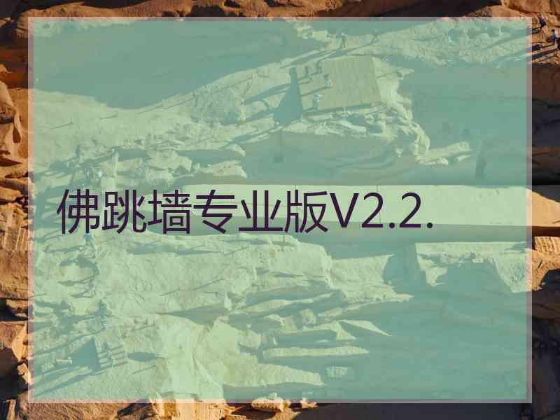 佛跳墙专业版V2.2.