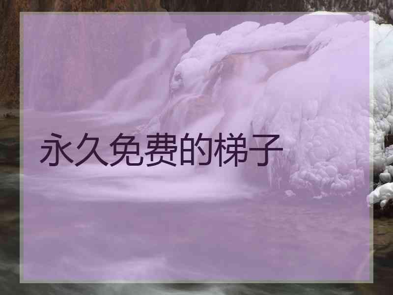 永久免费的梯子