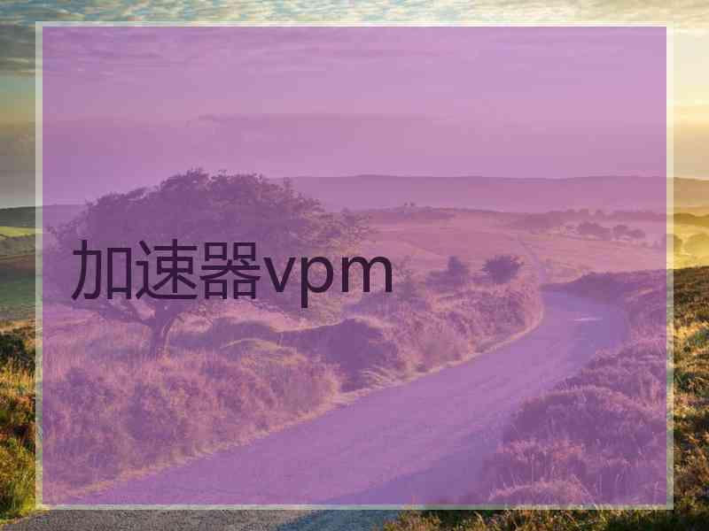 加速器vpm