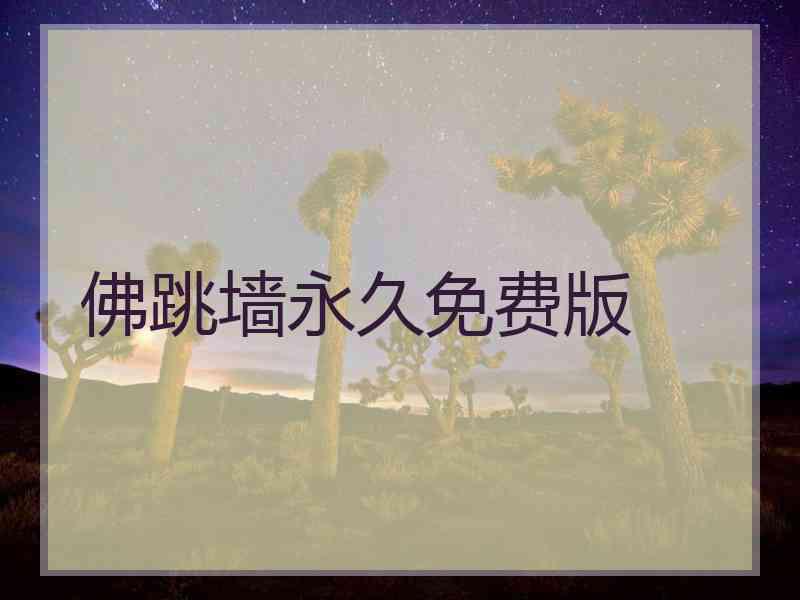 佛跳墙永久免费版