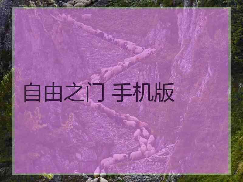 自由之门 手机版