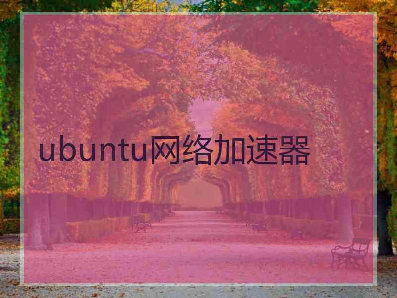 ubuntu网络加速器