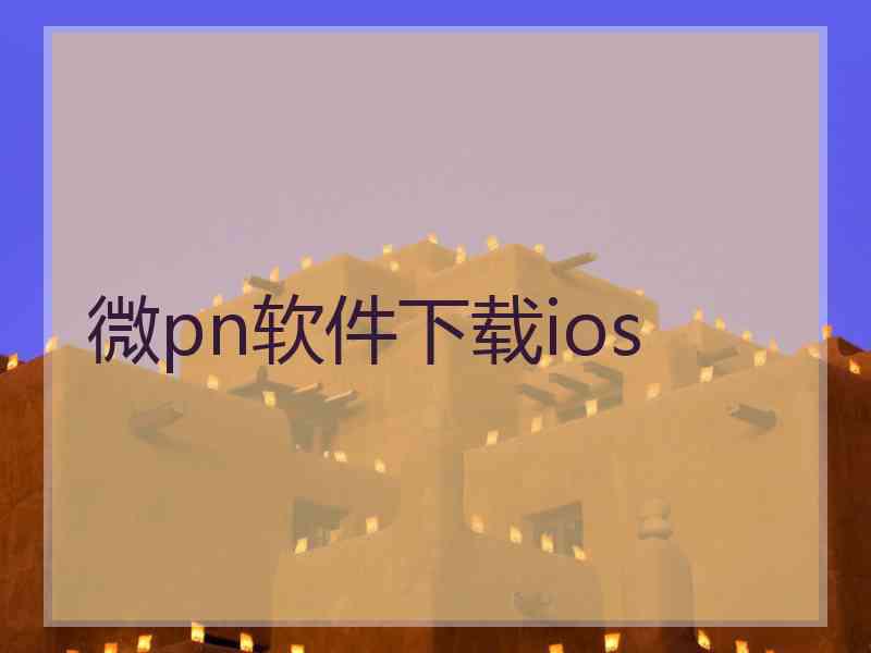 微pn软件下载ios