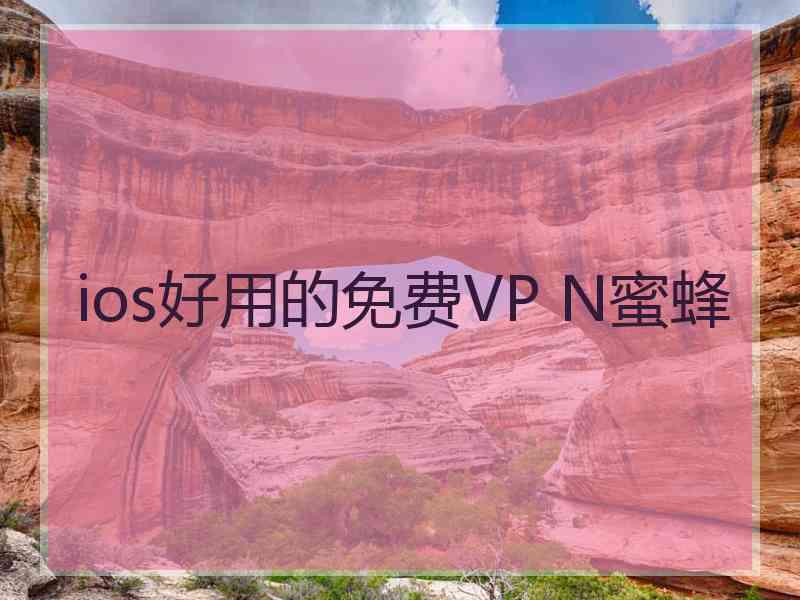 ios好用的免费VP N蜜蜂