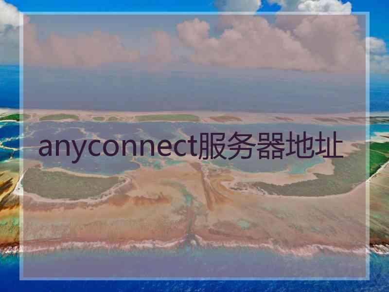 anyconnect服务器地址