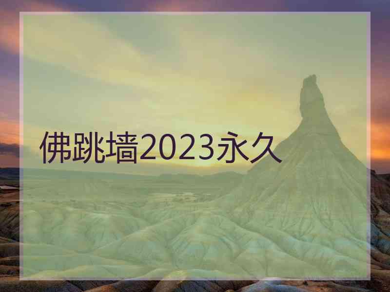 佛跳墙2023永久