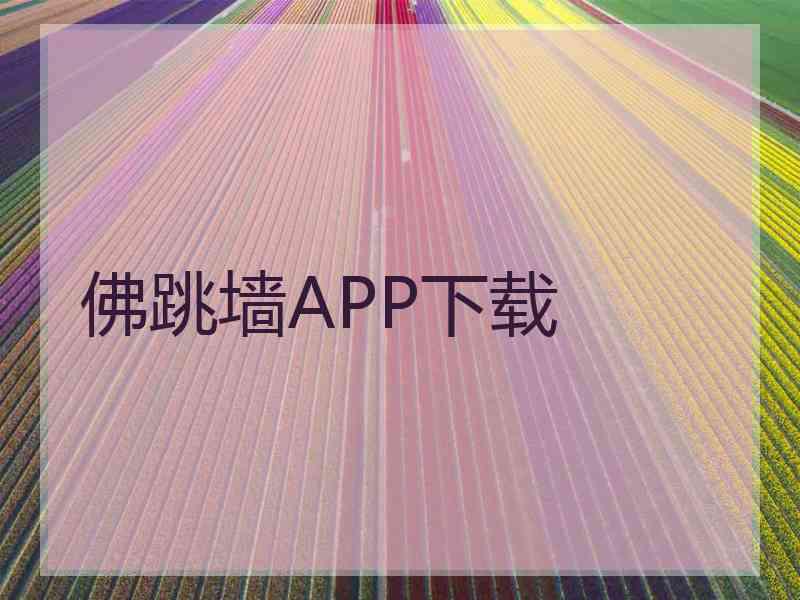 佛跳墙APP下载