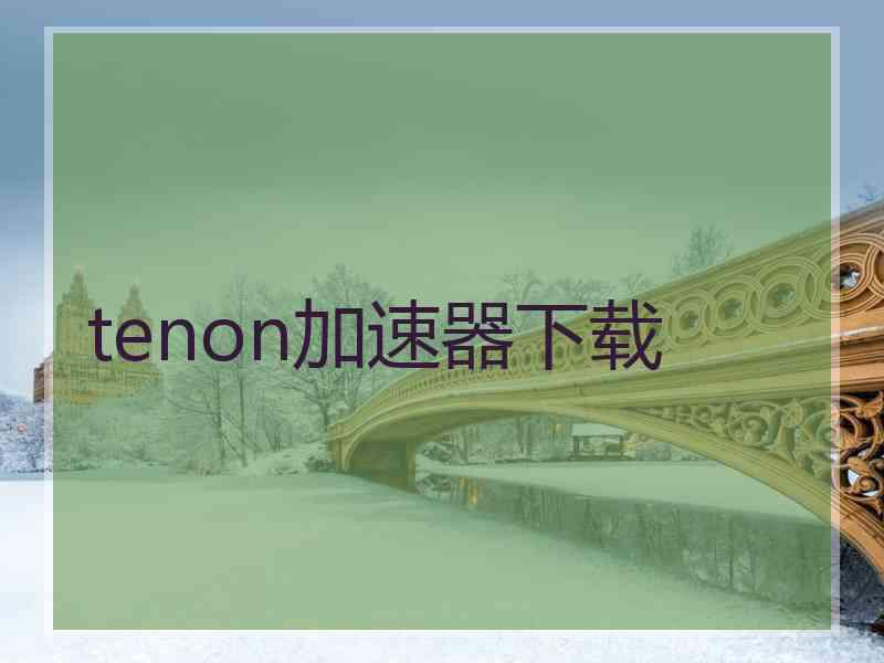 tenon加速器下载